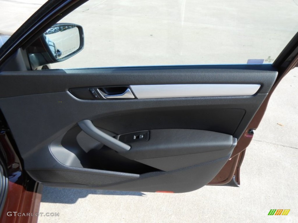 2013 Passat TDI SE - Opera Red Metallic / Titan Black photo #12