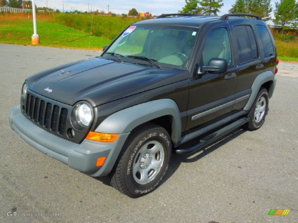 2006 Liberty Sport - Dark Khaki Pearl / Khaki photo #1