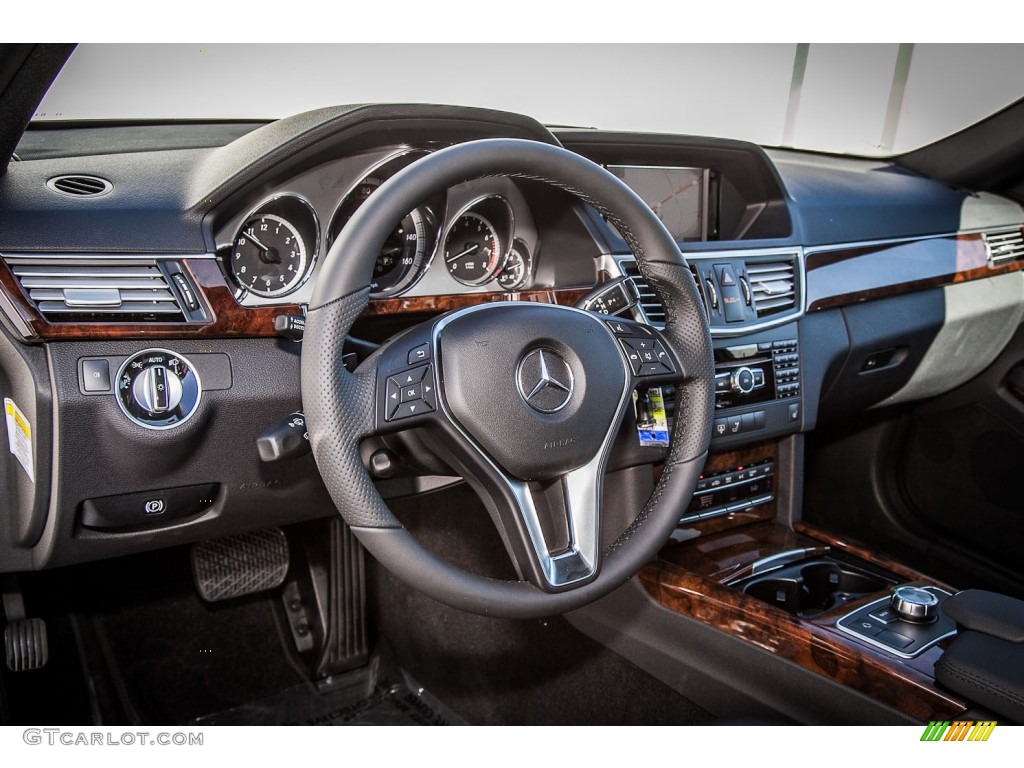 Black Interior 2013 Mercedes-Benz E 350 Sedan Photo #73040479