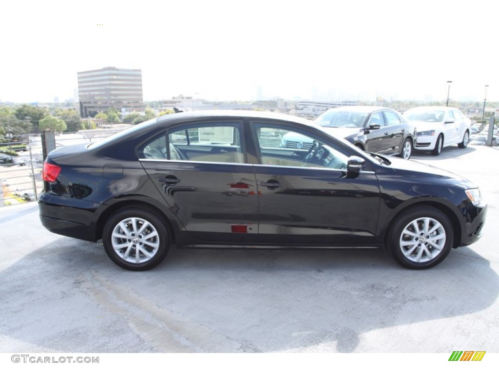 Black Uni 2013 Volkswagen Jetta SE Sedan Exterior Photo #73040698
