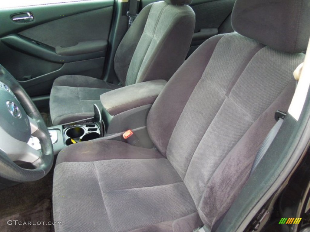 2008 Altima 2.5 S - Super Black / Charcoal photo #9