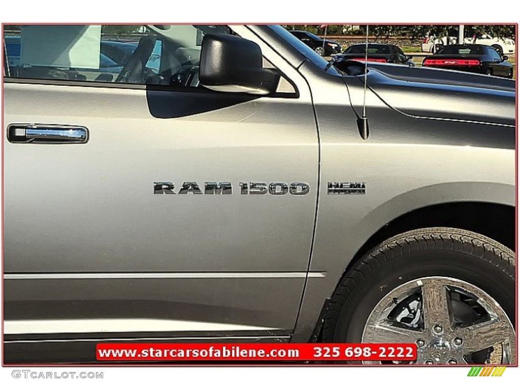 2012 Ram 1500 Lone Star Crew Cab - Mineral Gray Metallic / Dark Slate Gray/Medium Graystone photo #8