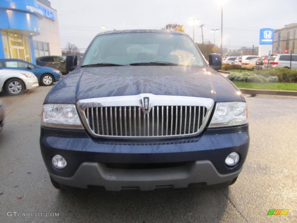 2005 Aviator Luxury AWD - Dark Blue Pearl Metallic / Camel photo #6