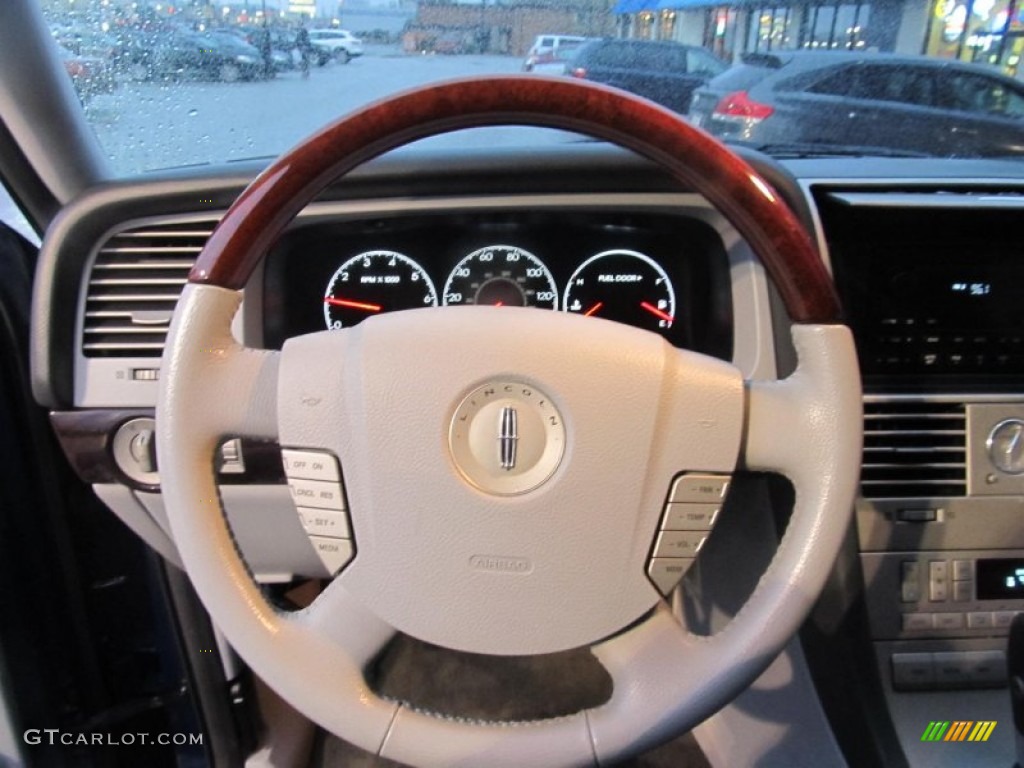 2005 Aviator Luxury AWD - Dark Blue Pearl Metallic / Camel photo #11