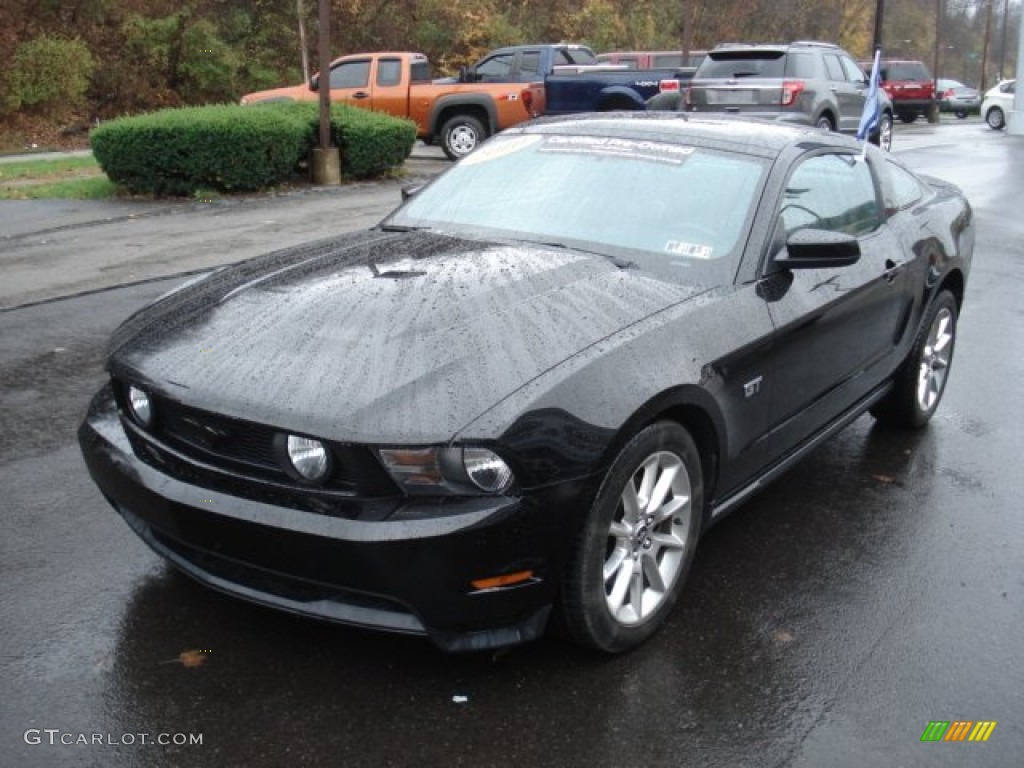Black 2010 Ford Mustang GT Premium Coupe Exterior Photo #73042669