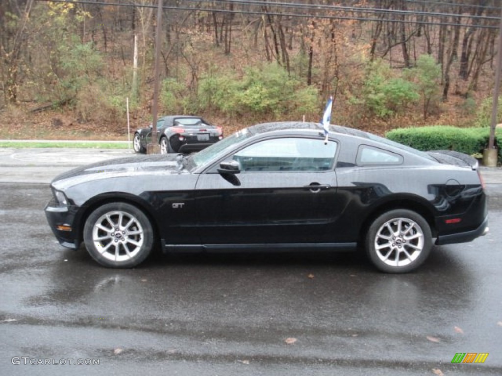Black 2010 Ford Mustang GT Premium Coupe Exterior Photo #73042684