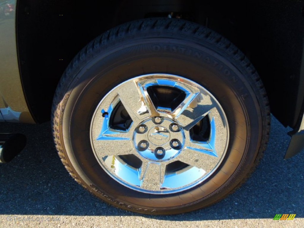 2013 Silverado 1500 LT Crew Cab 4x4 - Mocha Steel Metallic / Light Cashmere/Dark Cashmere photo #25