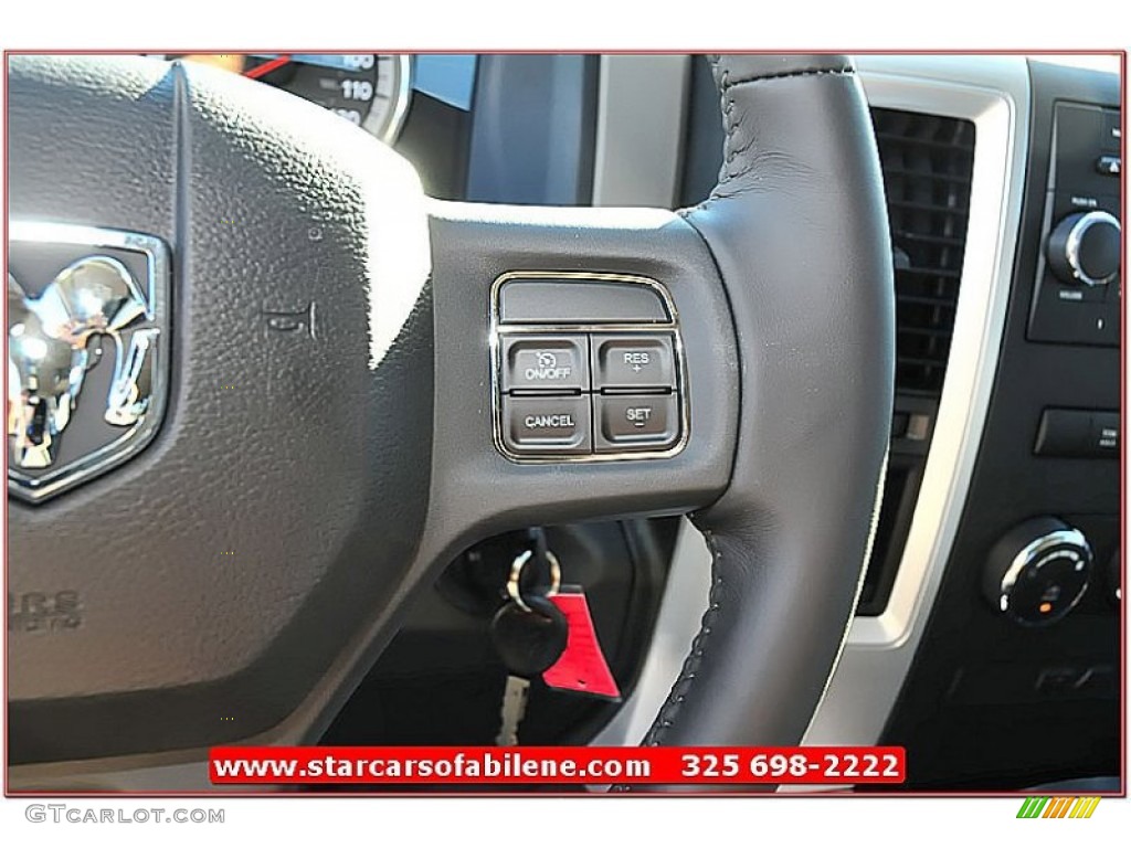 2012 Ram 1500 Lone Star Crew Cab - Bright Silver Metallic / Dark Slate Gray/Medium Graystone photo #16