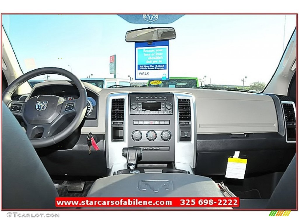 2012 Ram 1500 Lone Star Crew Cab - Bright Silver Metallic / Dark Slate Gray/Medium Graystone photo #26