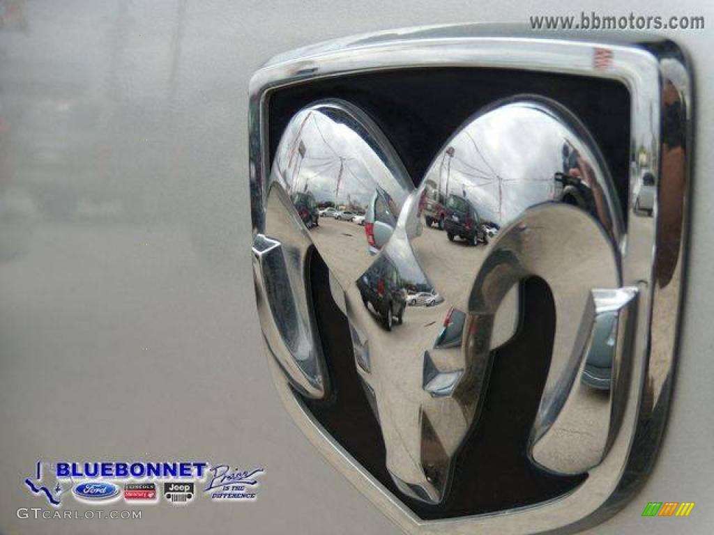2008 Ram 1500 Big Horn Edition Quad Cab - Bright Silver Metallic / Medium Slate Gray photo #14