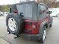 2011 Deep Cherry Red Crystal Pearl Jeep Wrangler Sport S 4x4  photo #3