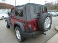 2011 Deep Cherry Red Crystal Pearl Jeep Wrangler Sport S 4x4  photo #5