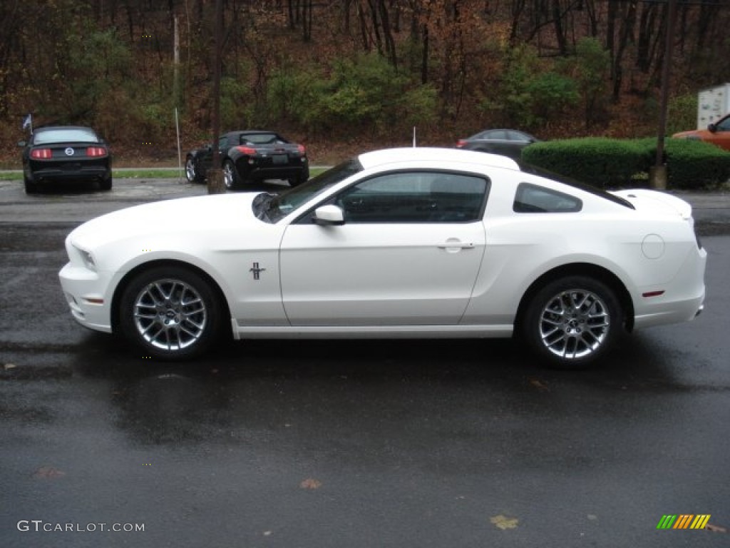 Performance White 2013 Ford Mustang V6 Premium Coupe Exterior Photo #73044697