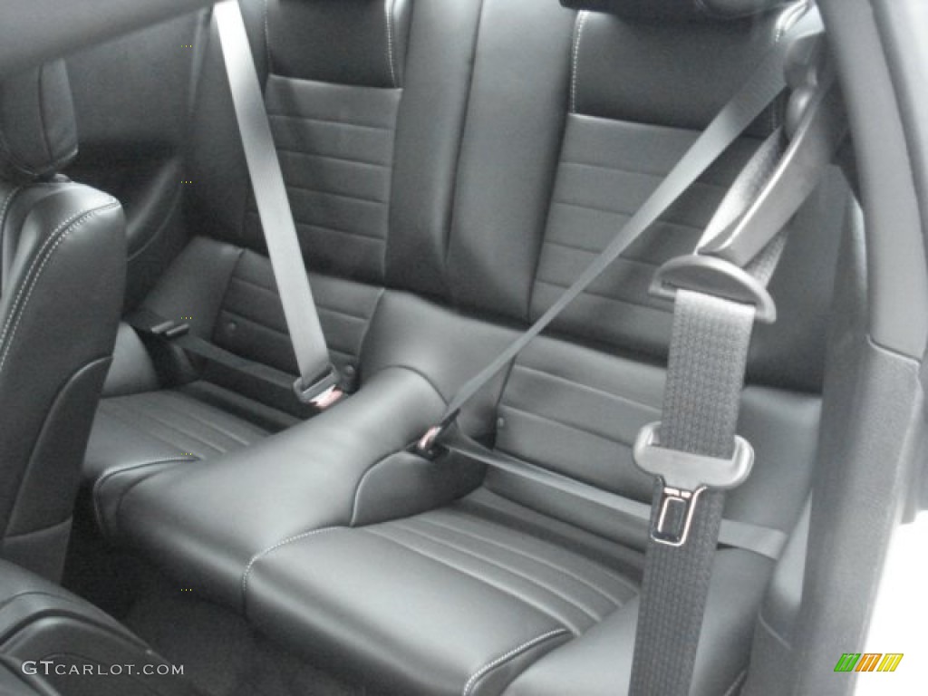 2013 Ford Mustang V6 Premium Coupe Rear Seat Photo #73044780