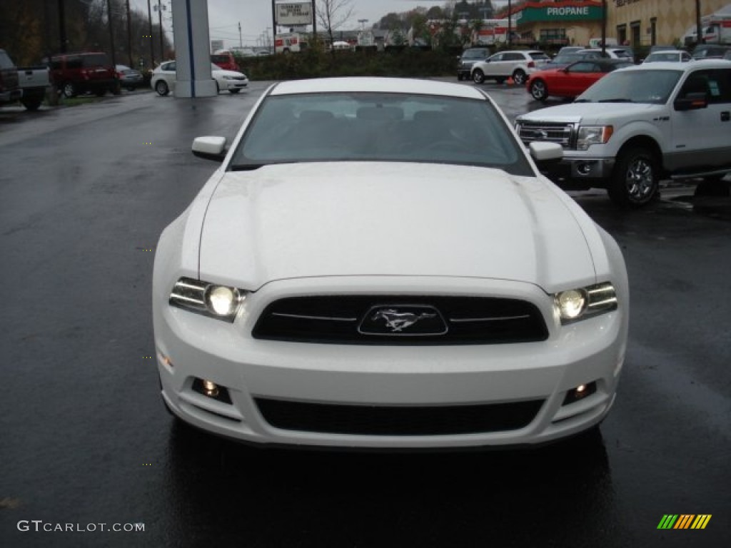 Performance White 2013 Ford Mustang V6 Premium Coupe Exterior Photo #73044898