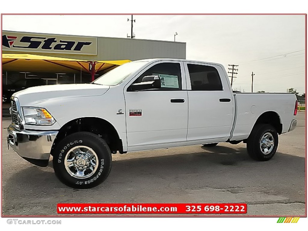 2012 Ram 2500 HD ST Crew Cab 4x4 - Bright White / Dark Slate/Medium Graystone photo #1