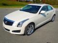 White Diamond Tricoat 2013 Cadillac ATS 2.5L Luxury Exterior