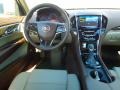 Light Platinum/Brownstone Accents 2013 Cadillac ATS 2.5L Luxury Dashboard