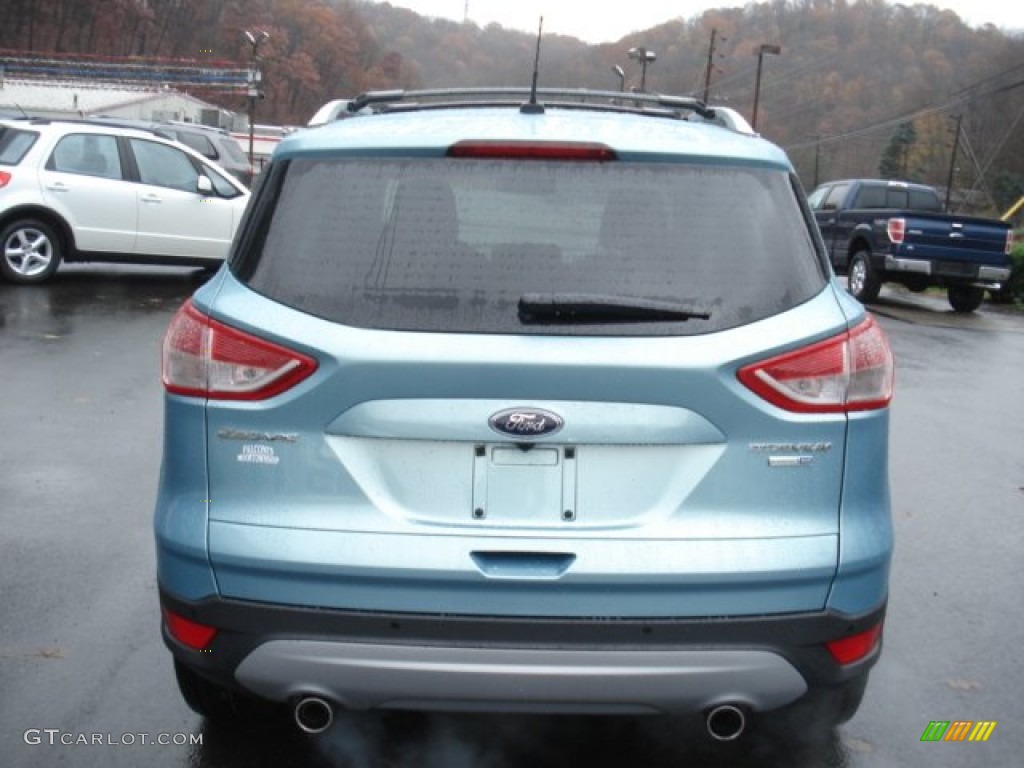 2013 Escape Titanium 2.0L EcoBoost 4WD - Frosted Glass Metallic / Charcoal Black photo #7