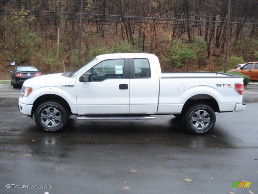 Oxford White 2013 Ford F150 STX SuperCab 4x4 Exterior Photo #73045807