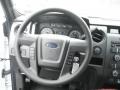 Steel Gray Steering Wheel Photo for 2013 Ford F150 #73045898