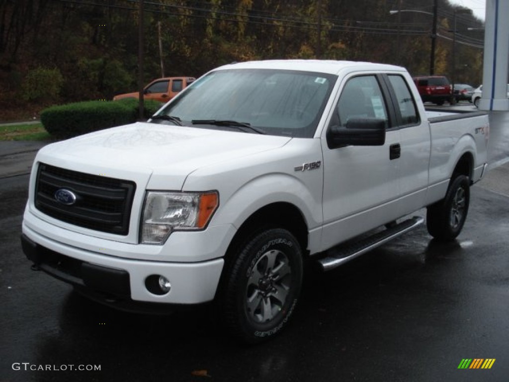 Oxford White 2013 Ford F150 STX SuperCab 4x4 Exterior Photo #73045972