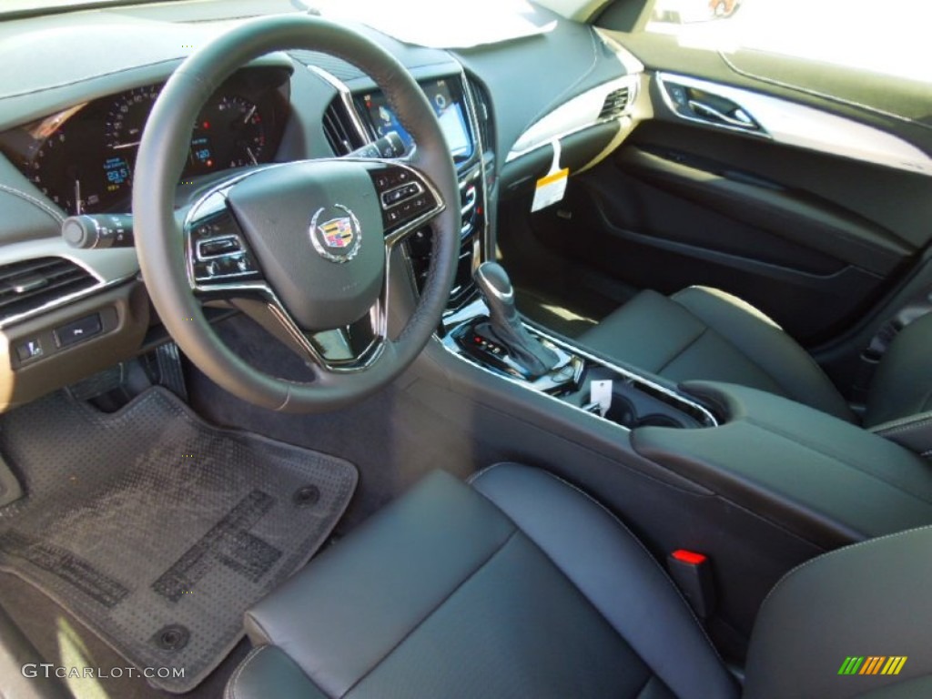 Jet Black/Jet Black Accents Interior 2013 Cadillac ATS 3.6L Luxury Photo #73046146