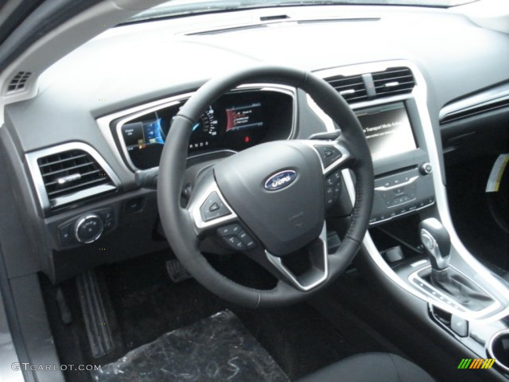 2013 Ford Fusion SE 1.6 EcoBoost Charcoal Black Dashboard Photo #73046371
