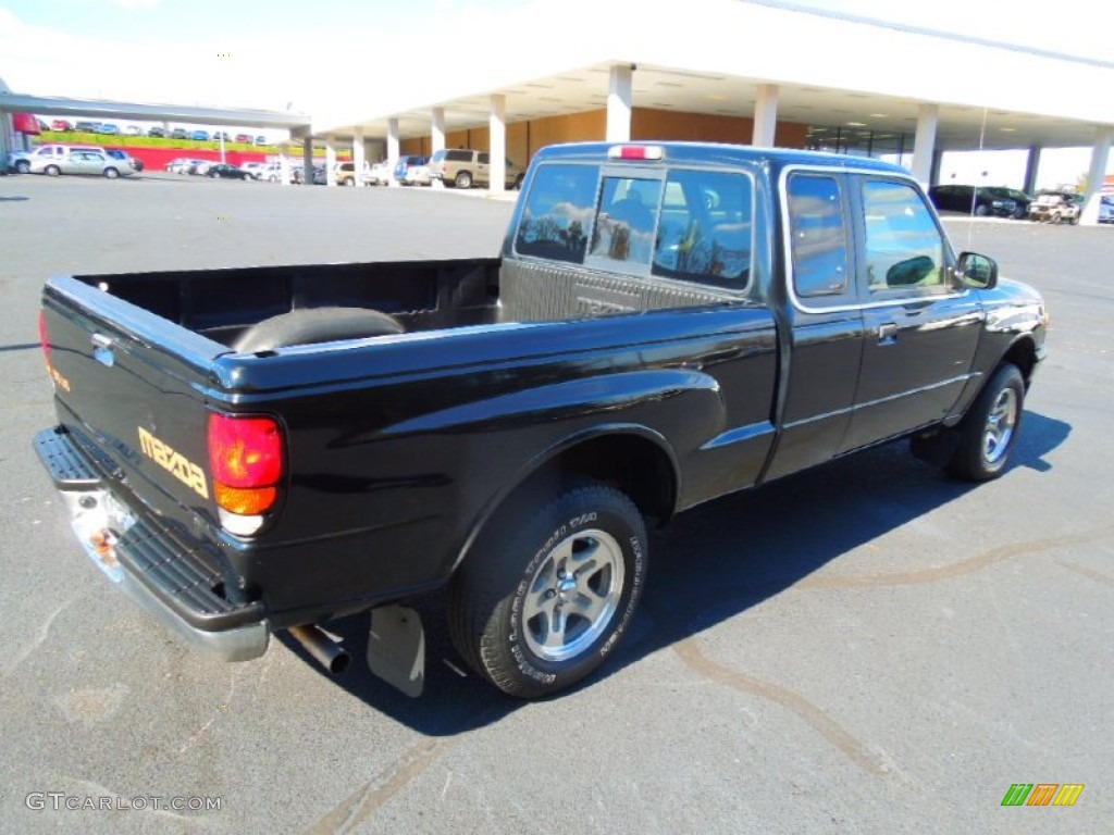 1998 B-Series Truck B3000 SE Extended Cab - Black / Beige photo #5