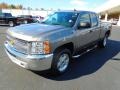 2012 Graystone Metallic Chevrolet Silverado 1500 LT Extended Cab 4x4  photo #2