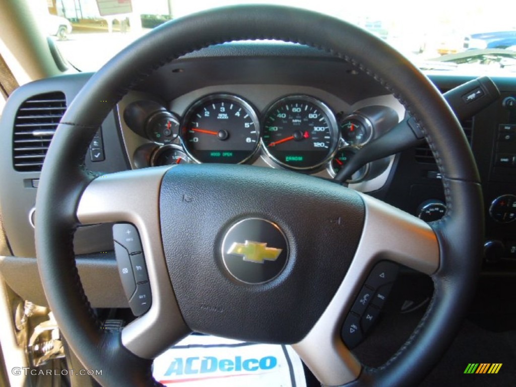 2012 Silverado 1500 LT Extended Cab 4x4 - Graystone Metallic / Ebony photo #15