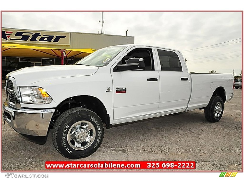 2012 Ram 2500 HD ST Crew Cab 4x4 - Bright White / Dark Slate/Medium Graystone photo #1