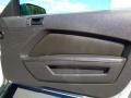 Charcoal Black 2010 Ford Mustang V6 Coupe Door Panel