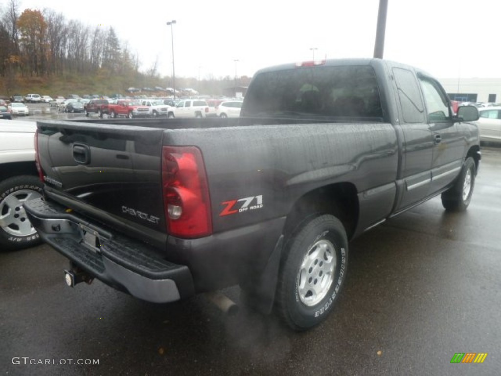 2003 Silverado 1500 Z71 Extended Cab 4x4 - Dark Gray Metallic / Dark Charcoal photo #2