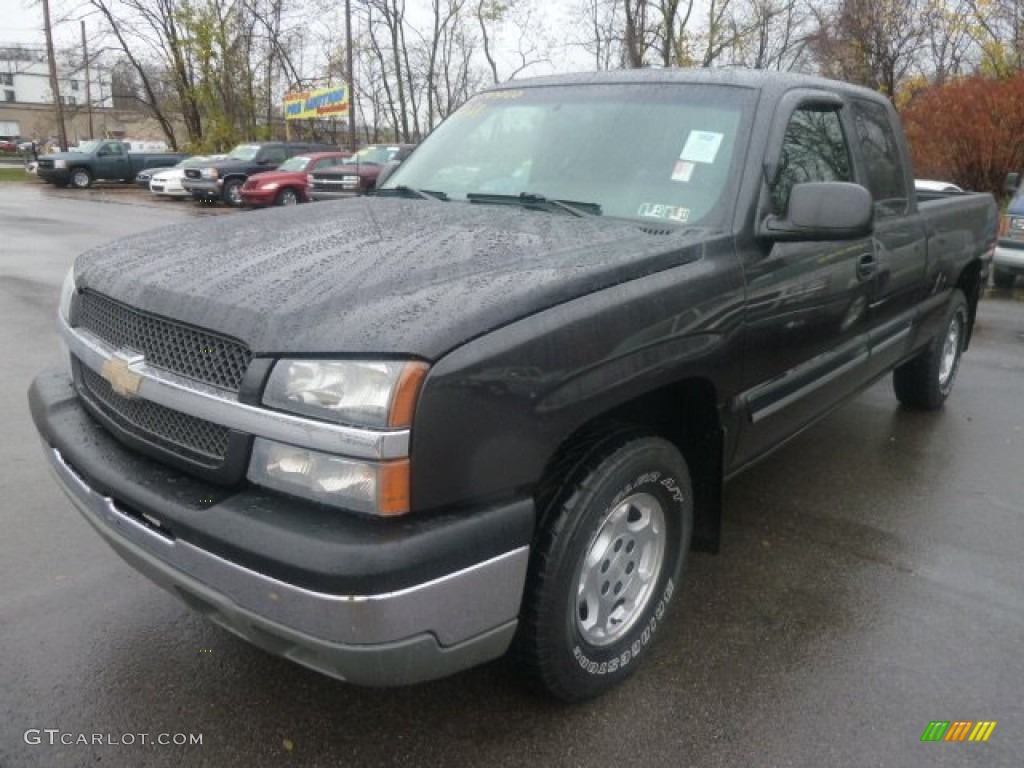 2003 Silverado 1500 Z71 Extended Cab 4x4 - Dark Gray Metallic / Dark Charcoal photo #5