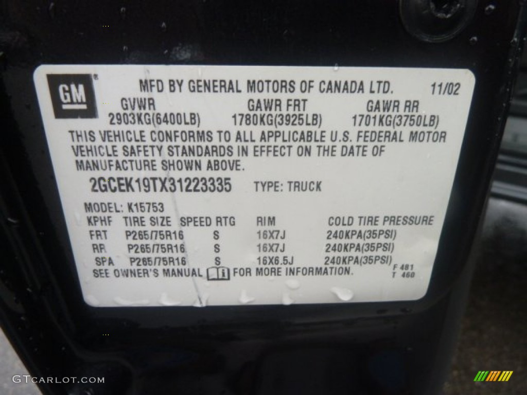 2003 Silverado 1500 Z71 Extended Cab 4x4 - Dark Gray Metallic / Dark Charcoal photo #14