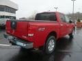 2005 Red Alert Nissan Titan SE Crew Cab 4x4  photo #3