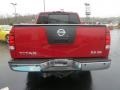 2005 Red Alert Nissan Titan SE Crew Cab 4x4  photo #4