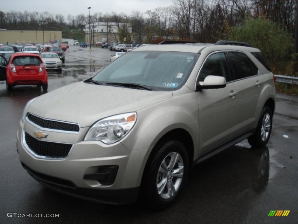 2013 Equinox LT AWD - Champagne Silver Metallic / Jet Black photo #4