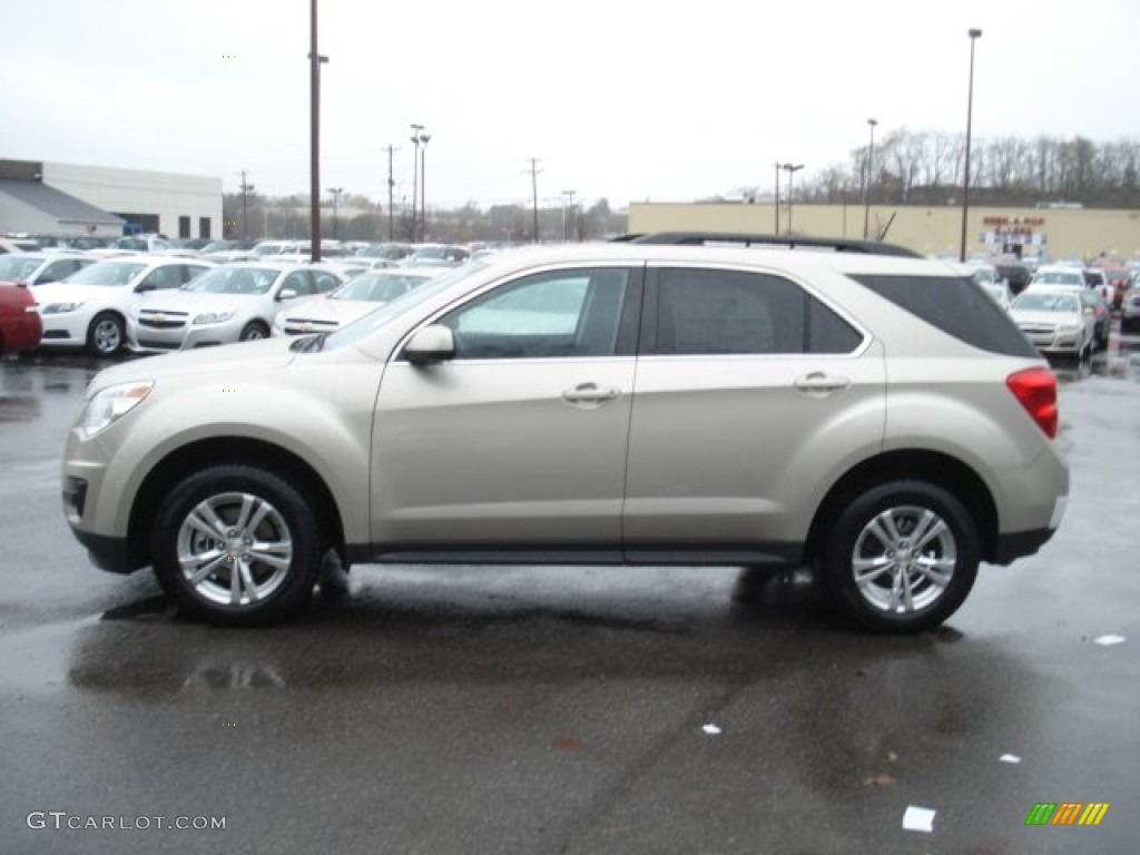 2013 Equinox LT AWD - Champagne Silver Metallic / Jet Black photo #5