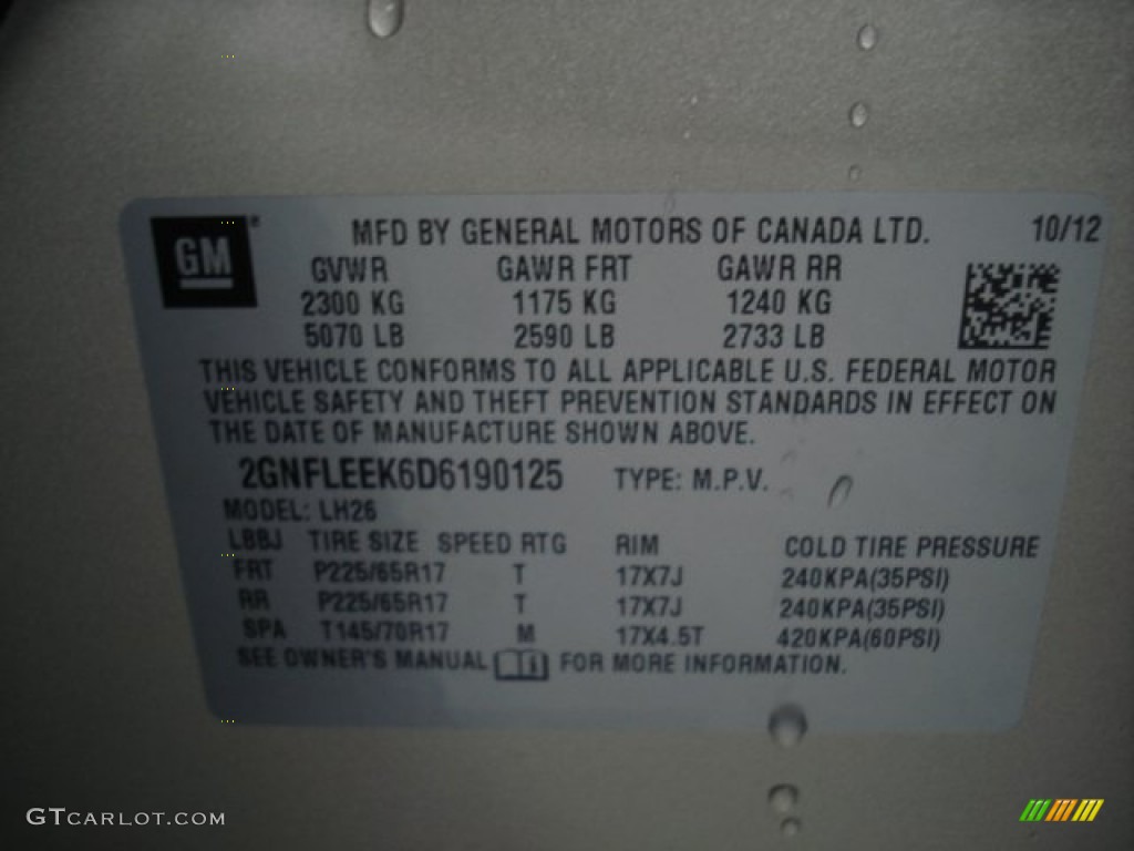 2013 Equinox LT AWD - Champagne Silver Metallic / Jet Black photo #20