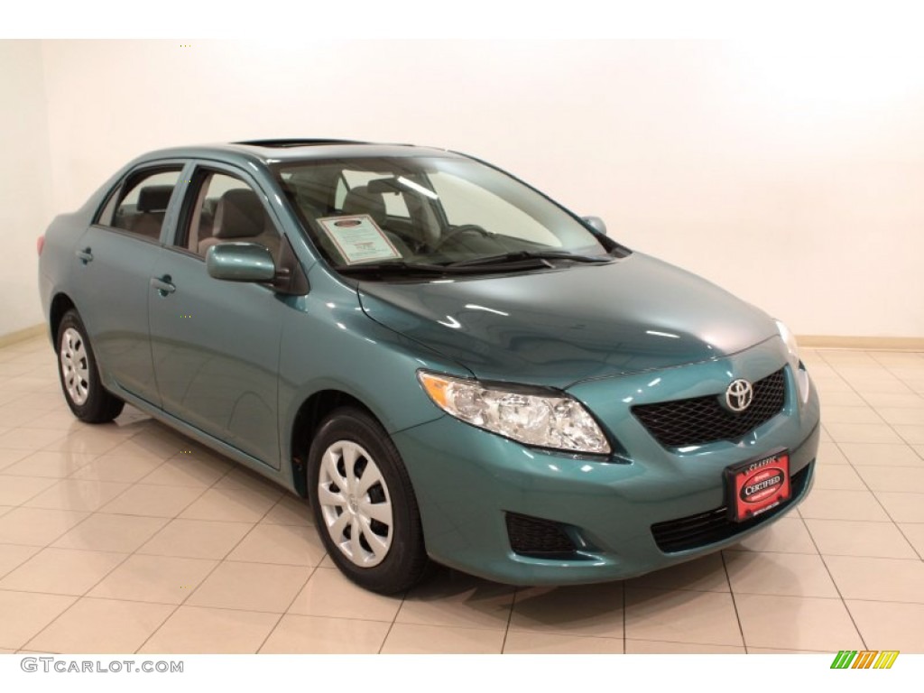 2010 Corolla LE - Capri Sea Metallic / Ash photo #1