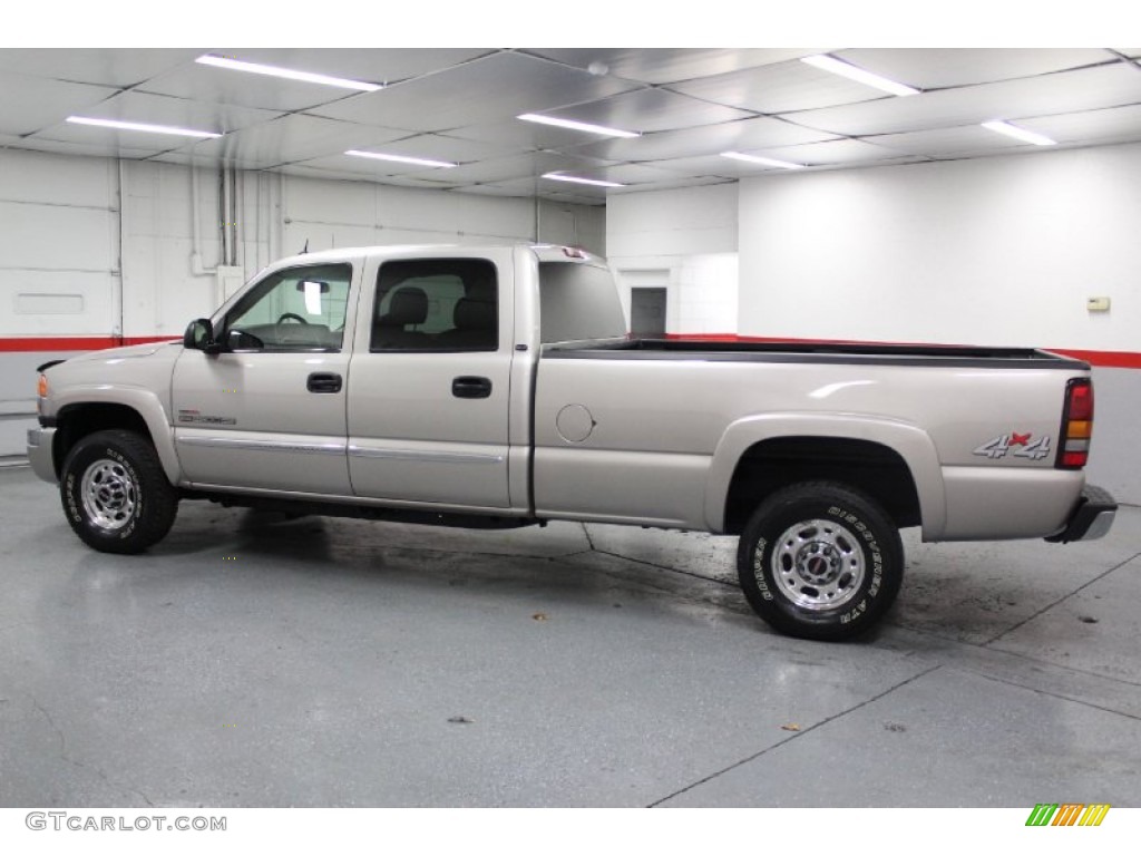 Silver Birch Metallic 2005 GMC Sierra 2500HD SLT Crew Cab 4x4 Exterior Photo #73051125