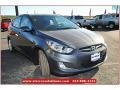 2013 Cyclone Gray Hyundai Accent SE 5 Door  photo #8