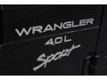 2000 Black Jeep Wrangler Sport 4x4  photo #22