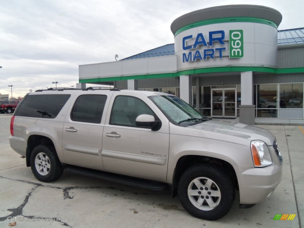 2008 Yukon XL SLT 4x4 - Silver Birch Metallic / Light Titanium photo #1