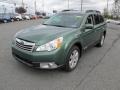 2011 Cypress Green Pearl Subaru Outback 2.5i Premium Wagon  photo #2