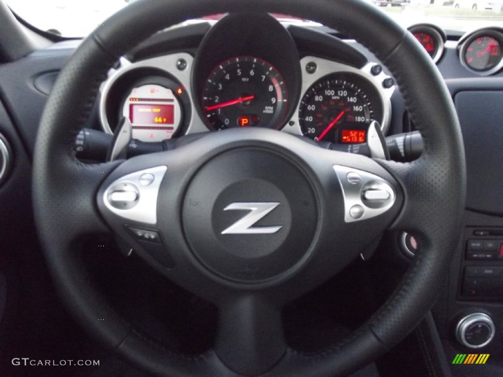 2012 370Z Coupe - Pearl White / Black photo #10