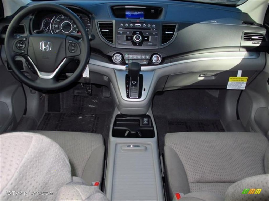 2013 Honda CR-V EX Gray Dashboard Photo #73055592