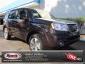 2013 Dark Amber Metallic Honda Pilot EX-L  photo #1